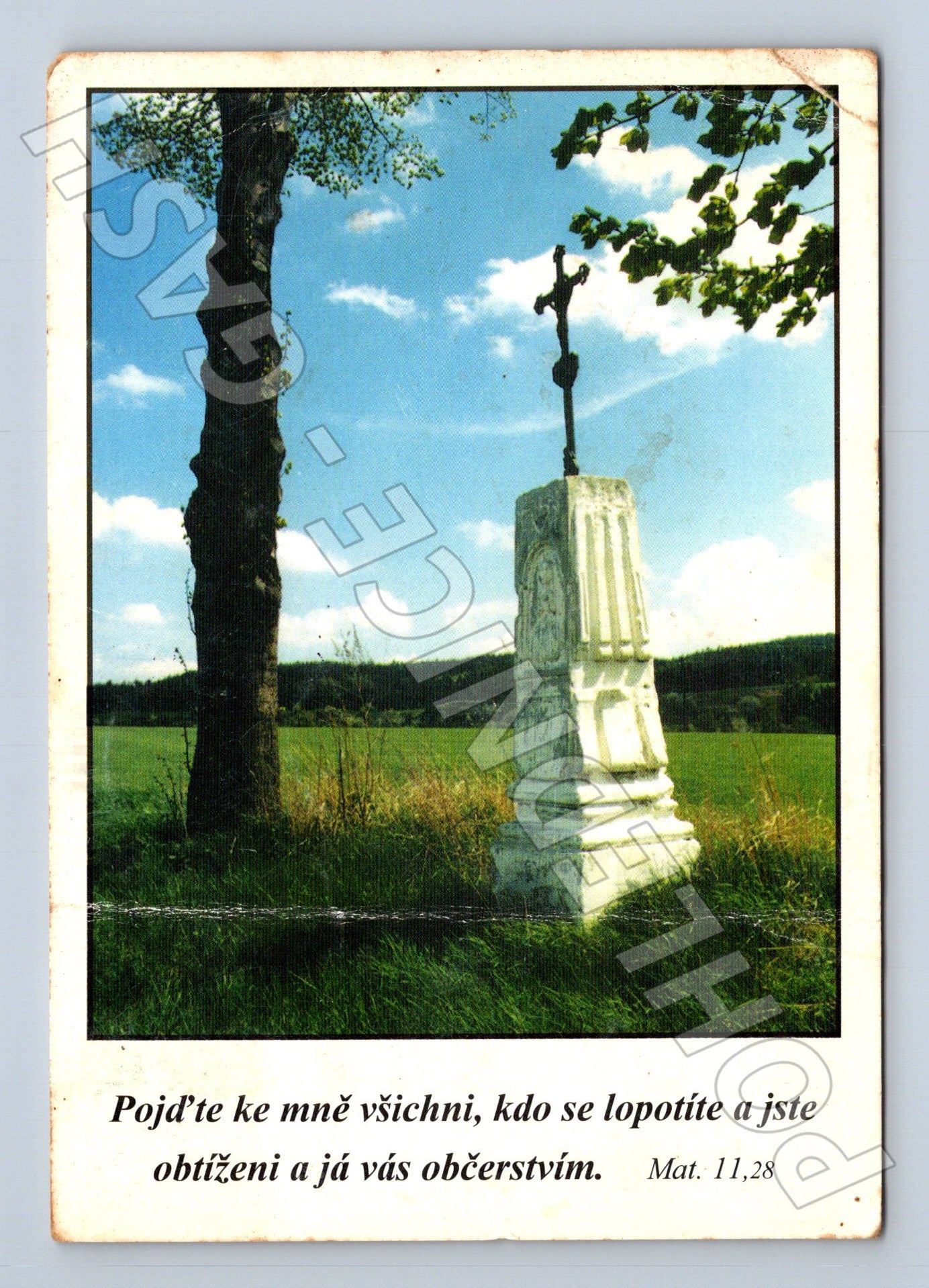 Pohlednice Boží muka / křížek 2000 (M24450)