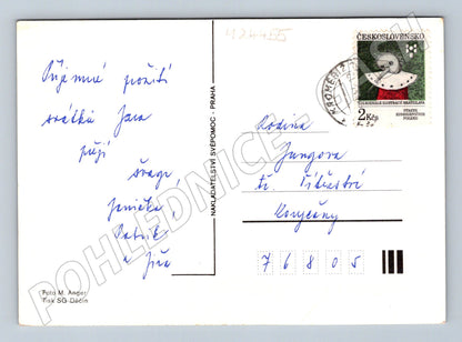 Pohlednice Velikonoční květiny a kraslice 1991 (M24455)