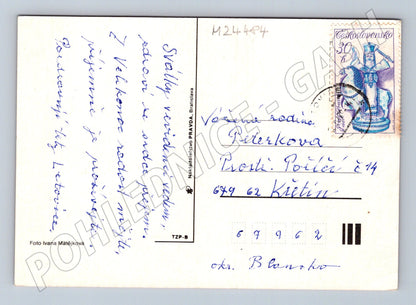 Pohlednice Velikonoční vajíčka a kočičky (M24484)