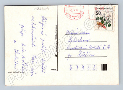 Pohlednice Slovensko Velikonoční motiv kraslice 1982 (M24487)
