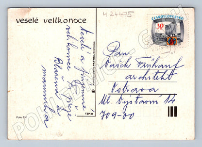 Pohlednice Československo Velikonoční vajíčka 1973 (M24495)