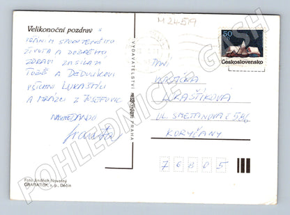 Pohlednice Velikonoční vajíčka (M24519)