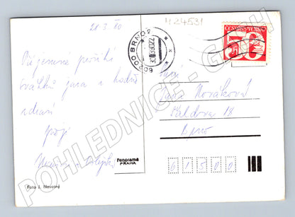 Pohlednice Velikonoce kraslice pomlázka 1980 (M24531)
