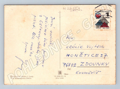 Pohlednice Josef Lada česká krajina 1949 (M24553)