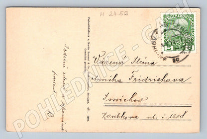 Květinová malba v květináči 1908 etnografie (M2456)