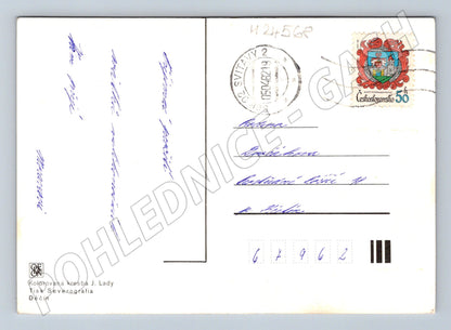 Pohlednice Josef Lada Velikonoce pomlázka 1946 (M24568)