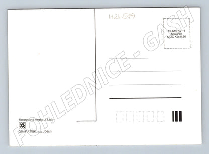 Pohlednice kresba J. Lady lidová scéna (M24587)