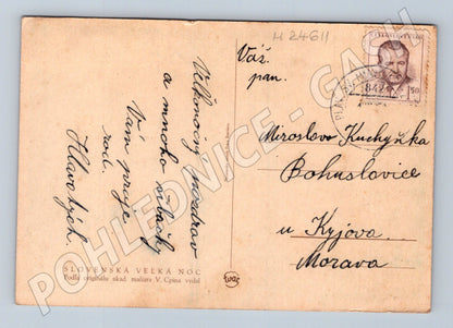 Pohlednice Slovensko Velikonoční motiv 1949 (M24611)