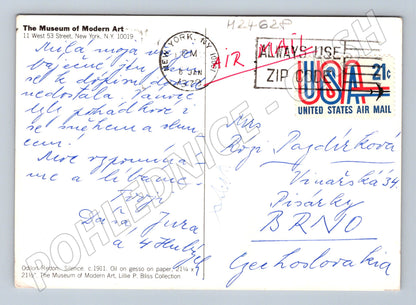 Pohlednice USA Odilon Redon Silence MoMA (M24628)