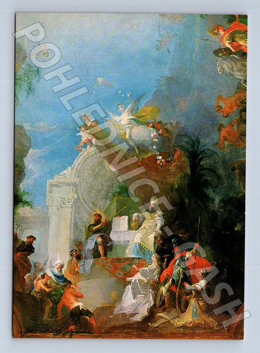 Pohlednice Německo Augsburg obraz Maulbertsch (M24644)