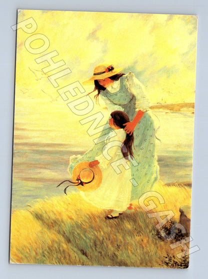 Pohlednice Rakousko dívky klobouky 2004 (M24650)