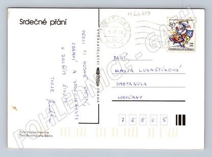 Pohlednice růže 1990 (M24719)