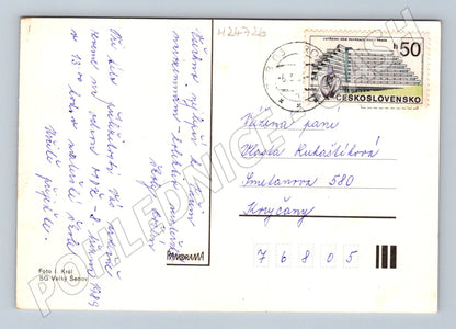 Pohlednice Květiny Gerbery 1989 (M24726)