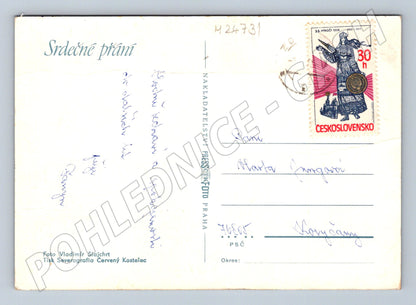 Pohlednice kytice kopretin (M24731)