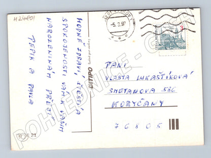 Pohlednice Kytice květin Vše nejlepší 1997 (M24801)