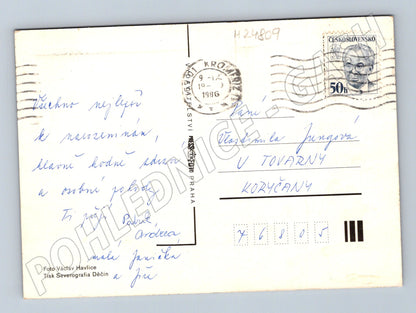Pohlednice Růže 1986 (M24809)