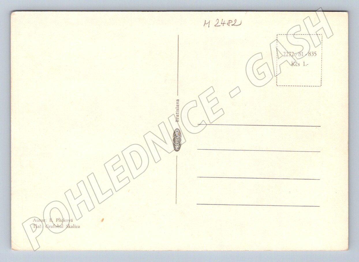 A child in a traditional costume feeds birds E. Plicková (M2482)