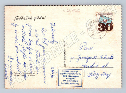 Pohlednice Kytice žlutých růží 1976 (M24820)