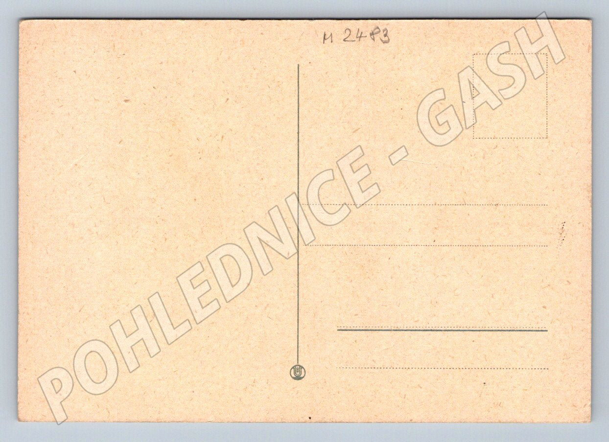 Lilac – Heartfelt vintage greeting card (M2483)