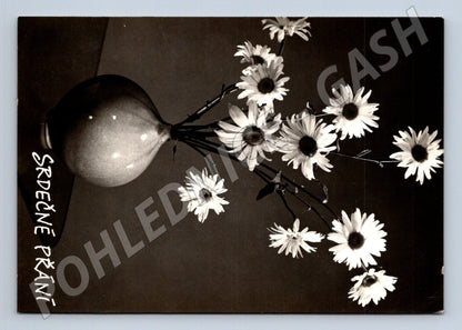 Pohlednice květiny Srdečné přání 1943 (M24843)