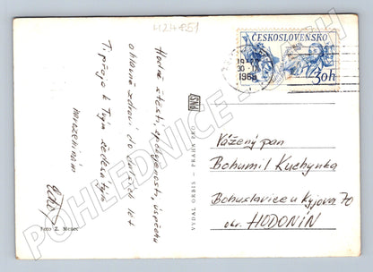 Pohlednice květiny zátiší 1968 (M24851)