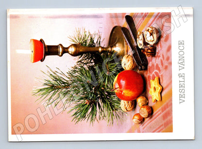Pohlednice Vánoční motiv 1988 (M24875)