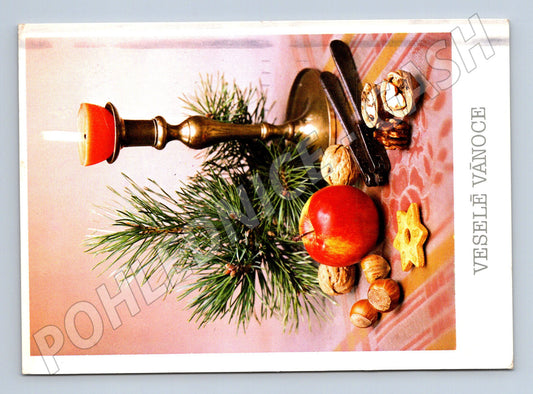 Pohlednice Vánoční motiv 1988 (M24875)