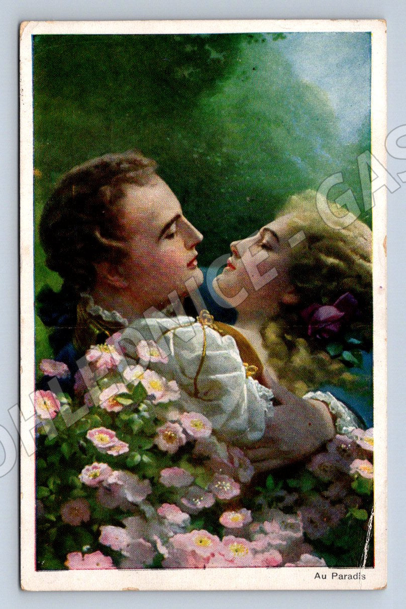 Au Paradis romantic love scene (M2490)