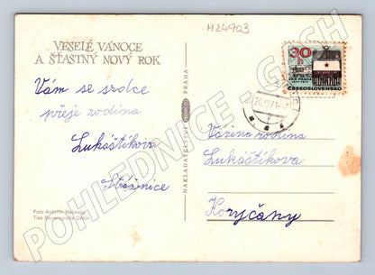 Pohlednice Vánoční zátiší 1971 (M24903)