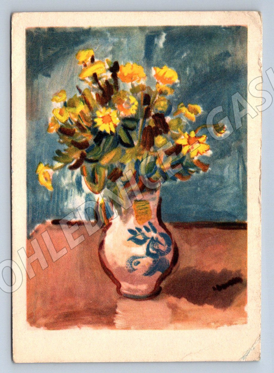 J. Holier Yellow Bouquet Painting (M2494)