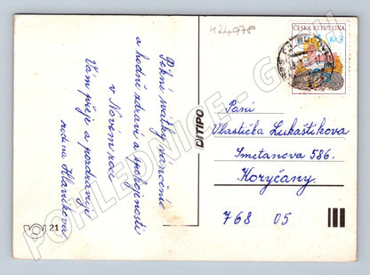 Pohlednice Vánoční motiv svíčky (M24978)