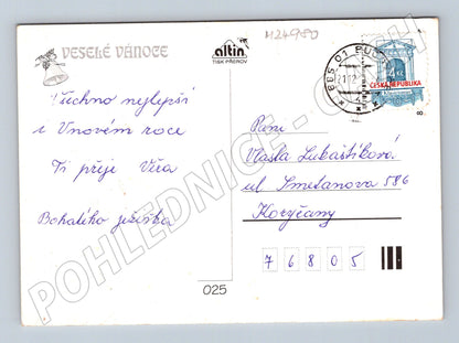 Pohlednice Vánoční zátiší 2001 (M24980)
