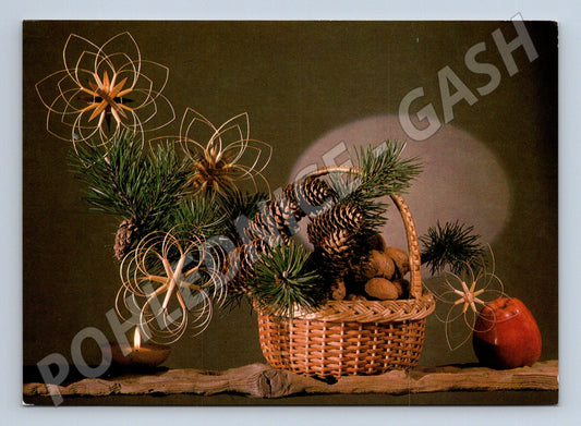 Pohlednice Slovensko Vánoční motiv 1980 (M25021)