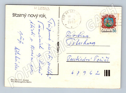 Pohlednice Novoroční motiv 1983 (M25033)