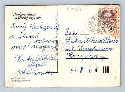 Pohlednice Vánoční zátiší 1969 (M25124)