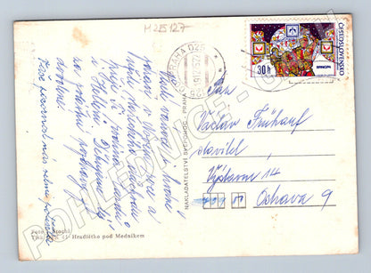 Pohlednice Veselé Vánoce Československo 1952 (M25127)