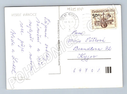 Pohlednice Vánoční zátiší 1984 (M25188)