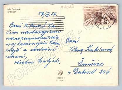 Postcard Julie Mezerová Upolíny (M2520)