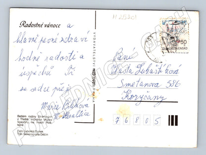Pohlednice Betlém Třešť hrad Roštejn 1968 (M25201)