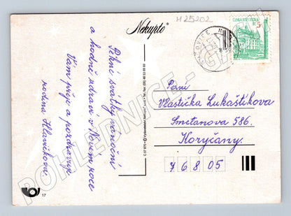 Pohlednice Vánoční motiv Betlém 1998 (M25202)