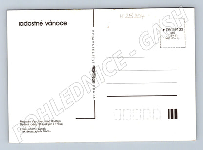 Pohlednice Vánoční betlém rodiny Stránských (M25204)