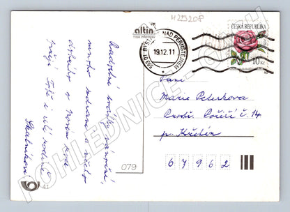 Pohlednice Vánoční motiv s jesličkami 2011 (M25208)