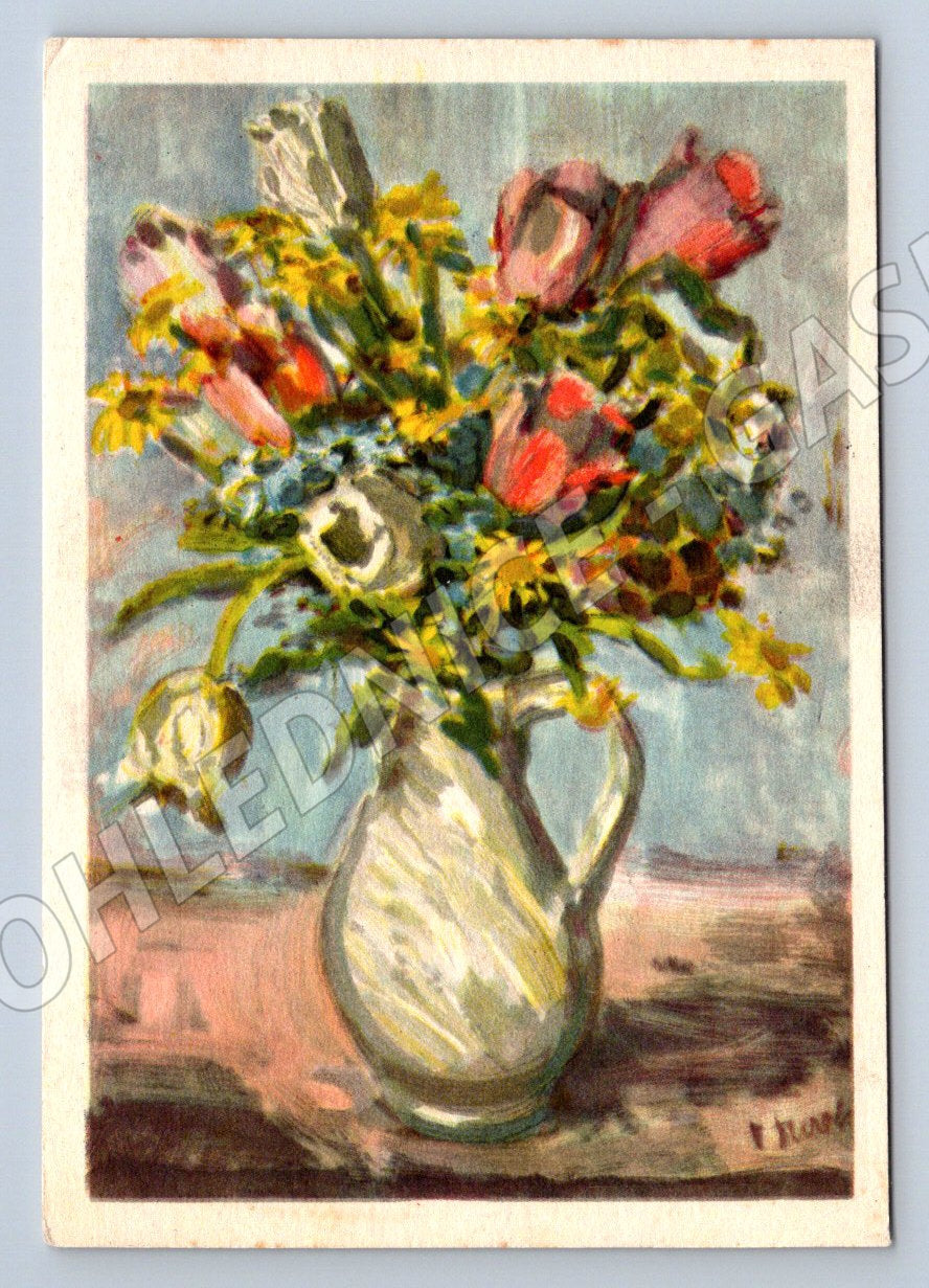 Postcard F. Turek Tulips (M2521)
