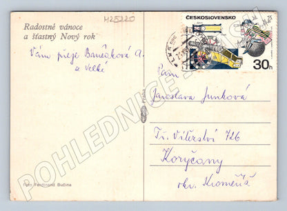 Pohlednice Vánoční betlém 1945 (M25220)