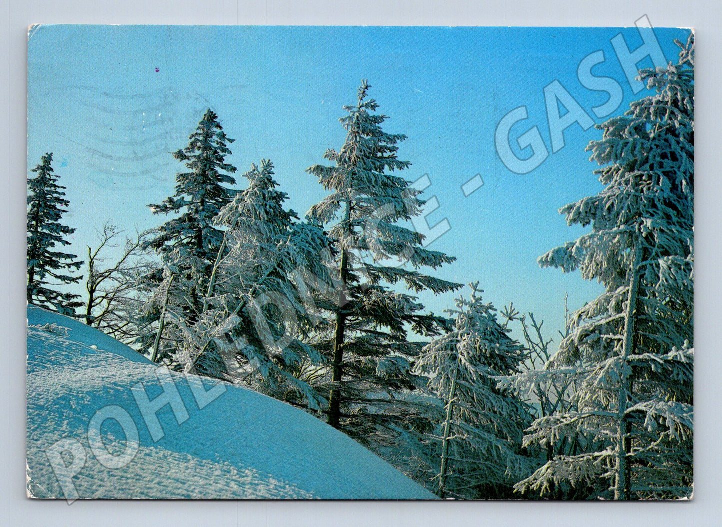 Pohlednice Československo zimní krajina 1968 (M25237)