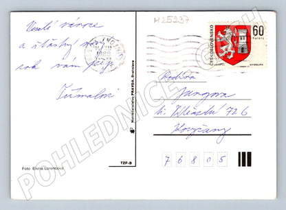 Pohlednice Československo zimní krajina 1968 (M25237)