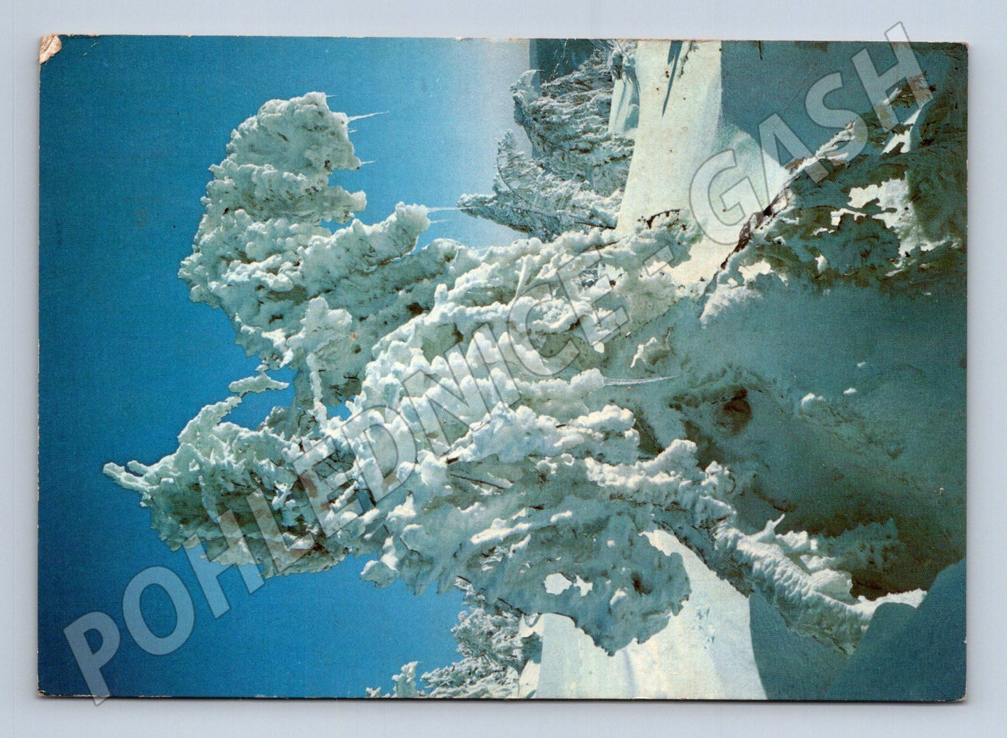 Pohlednice Československo zimní krajina 1984 (M25243)