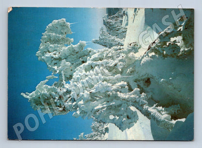 Pohlednice Československo zimní krajina 1984 (M25243)