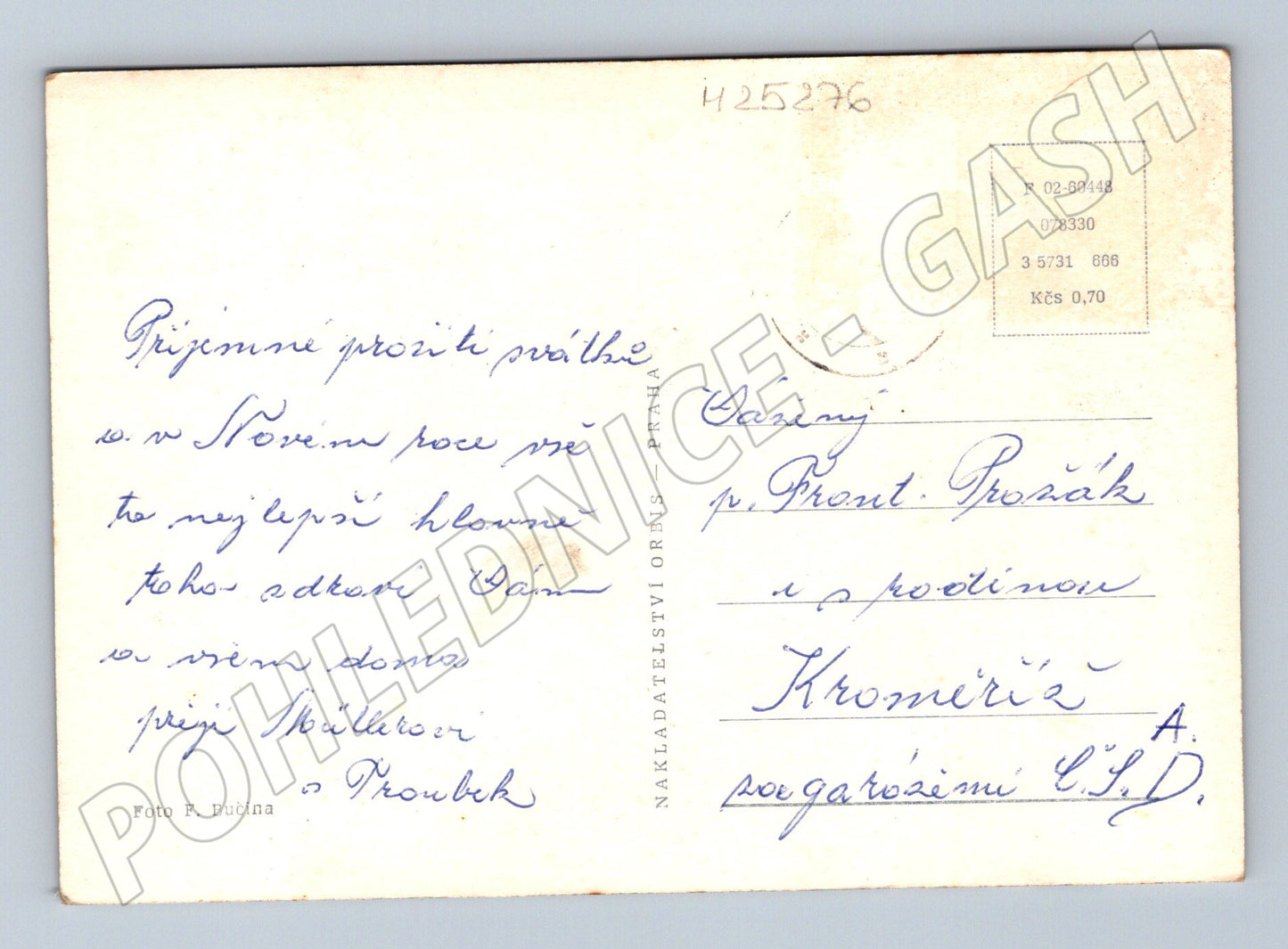 Pohlednice Vánoční ozdoba Veselé vánoce (M25276)