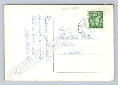Pohlednice Vánoční stromeček 1957 (M25289)